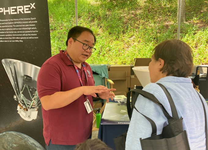 Howard Hui at JPL Explore 2023